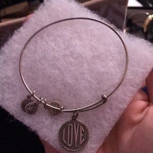 Alex and Ani Love Bangle